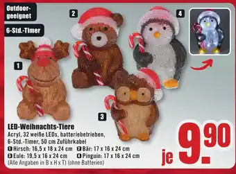 B1 Discount Baumarkt LED-Weihnachts-Tiere Angebot