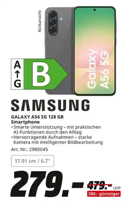 MediaMarkt Samsung galaxy a56 5g 128 gb smartphone Angebot