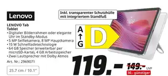 MediaMarkt Lenovo lenovo tab tablet Angebot