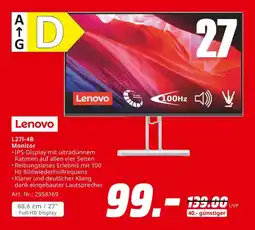 MediaMarkt Lenovo l27i-4b monitor Angebot