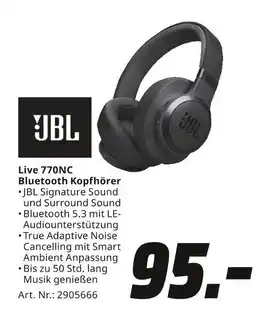 MediaMarkt Jbl live 770nc bluetooth kopfhörer Angebot