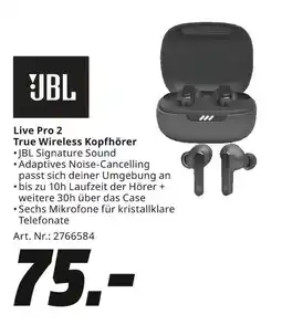 MediaMarkt Jbl live pro 2 true wireless kopfhörer Angebot