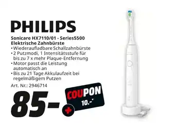 MediaMarkt Philips sonicare hx7110/01 - series5500 elektrische zahnbürste Angebot