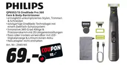 MediaMarkt Philips qp6552/15 oneblade pro 360 face & body-barttrimmer Angebot