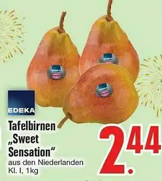 Edeka Tafelbirnen „sweet Sensation” Angebot