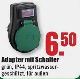 B1 Discount Baumarkt Adapter mit Schalter Angebot