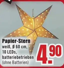 B1 Discount Baumarkt Papier-Stern Angebot