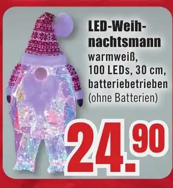 B1 Discount Baumarkt LED-Weihnachtsmann Angebot