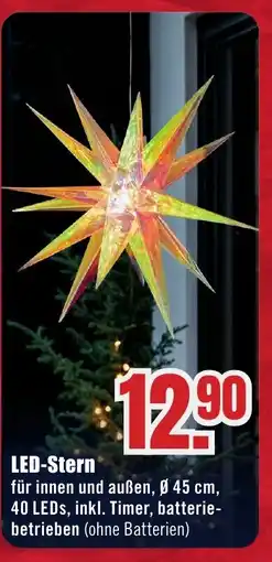 B1 Discount Baumarkt LED-Stern Angebot