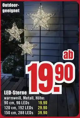 B1 Discount Baumarkt LED-Sterne Angebot