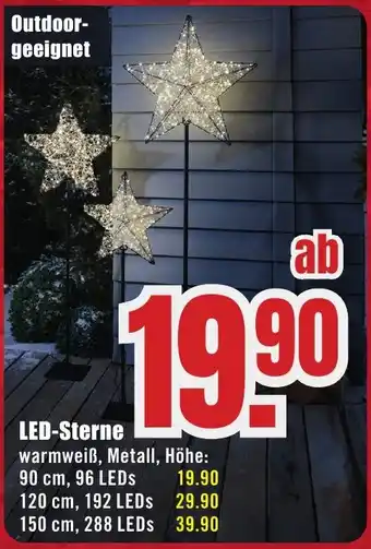 B1 Discount Baumarkt LED-Sterne Angebot