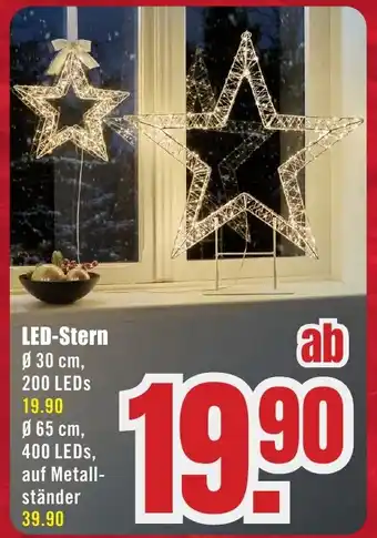 B1 Discount Baumarkt LED-Stern Angebot