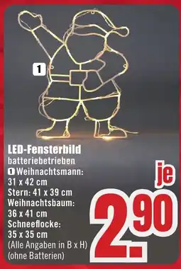B1 Discount Baumarkt LED-Fensterbild Angebot