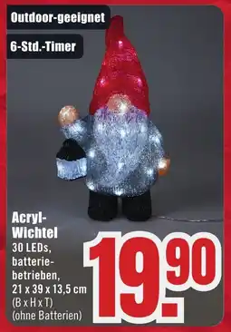 B1 Discount Baumarkt Acryl- Wichtel Angebot