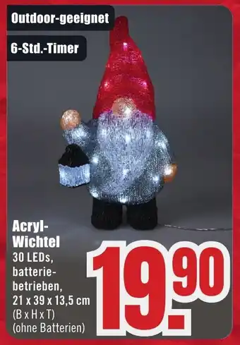 B1 Discount Baumarkt Acryl- Wichtel Angebot