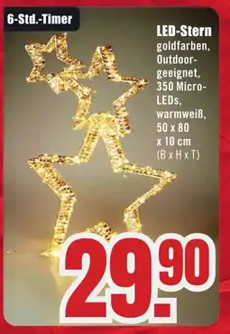 B1 Discount Baumarkt LED-Stern Angebot