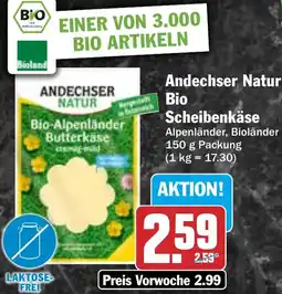 HIT Andechser Natur Bio Scheibenkäse Angebot