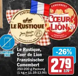 HIT Le Rustique, Coer de Lion Französischer Camembert Angebot