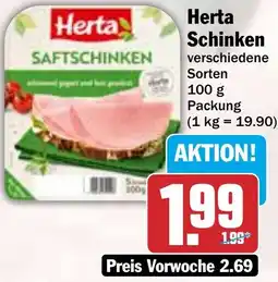 HIT Herta Schinken Angebot