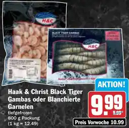 HIT Haak & Christ Black Tiger Gambas oder Blanchierte Garnelen Angebot