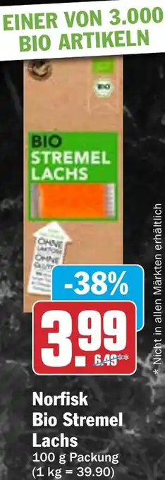 HIT Norfisk Bio Stremel Lachs Angebot