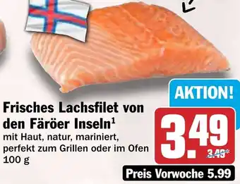 HIT Frisches Lachsfilet von den Färöer Inseln Angebot