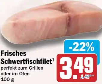HIT Frisches Schwertfischfilet Angebot