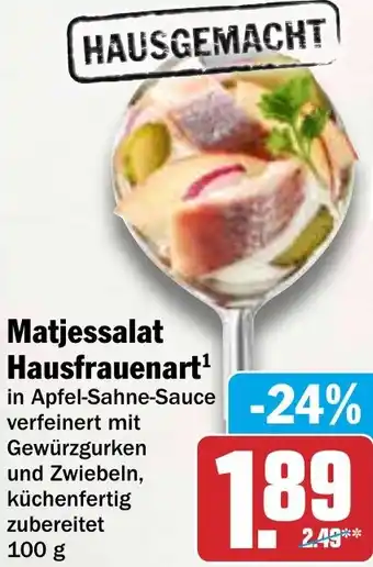 HIT Matjessalat Hausfrauenart Angebot