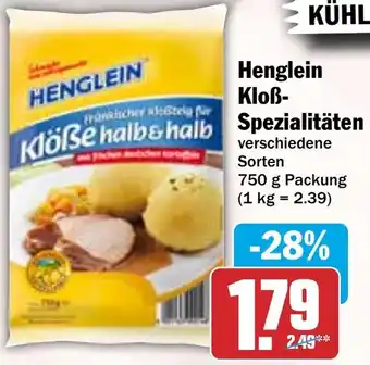 HIT Henglein Kloẞ Spezialitäten Angebot