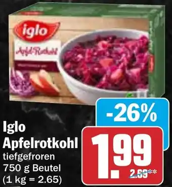 HIT Iglo Apfelrotkohl Angebot