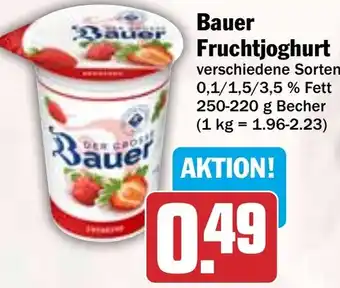 HIT Bauer Fruchtjoghurt Angebot