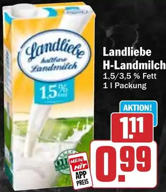 HIT Landliebe H-Landmilch Angebot