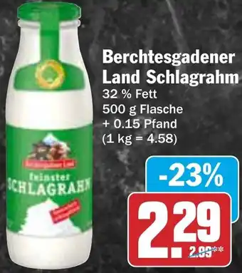 HIT Berchtesgadener Land Schlagrahm Angebot