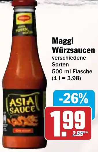 HIT Maggi Würzsaucen Angebot