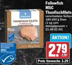 HIT Followfish MSC Thunfischfilets Angebot