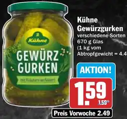 HIT Kühne Gewürzgurken Angebot