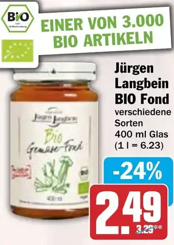HIT Jürgen Langbein BIO Fond Angebot