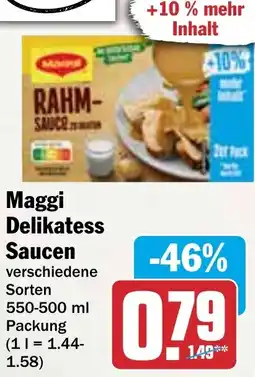 HIT Maggi Delikatess Saucen Angebot