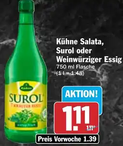 HIT Kühne Salata, Surol oder Weinwürziger Essig Angebot