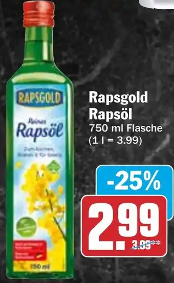 HIT Rapsgold Rapsöl Angebot