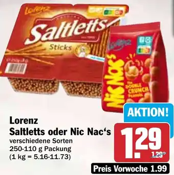 HIT Lorenz Saltletts oder Nic Nac's Angebot