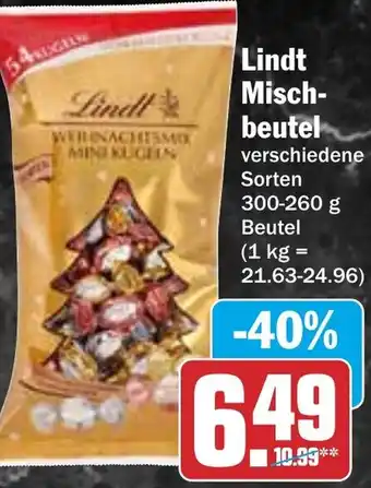 HIT Lindt Mischbeutel Angebot