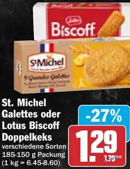 HIT St. Michel Galettes oder Lotus Biscoff Doppelkeks Angebot