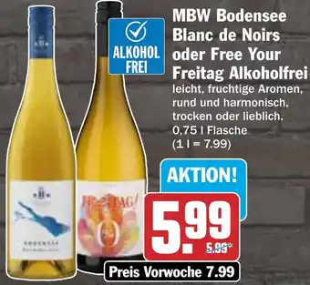 HIT MBW Bodensee Blanc de Noirs oder Free Your Freitag Alkoholfrei Angebot