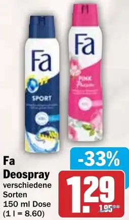 HIT Fa Deospray Angebot