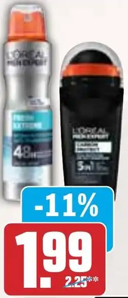 HIT L'Oréal Men Expert Deo Spray oder Roll-on Angebot