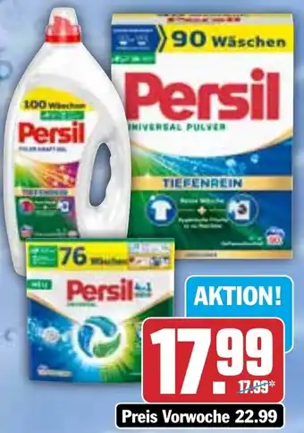 HIT Persil Waschmittel Pulver, Flüssig oder Discs Angebot