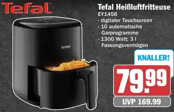 HIT Tefal Heißluftfritteuse EY1458 Angebot