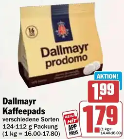 HIT Dallmayr Kaffeepads Angebot