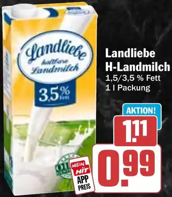 HIT Landliebe H-Landmilch Angebot